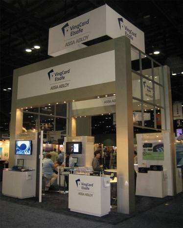 VingCard Elsafe Booth at HITEC 2010