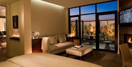 Guestroom at the Bardessono Hotel