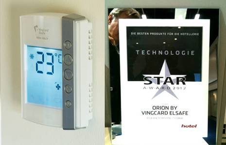 VingCard Elsafe’s Orion Energy Management System Wins Prestigious Star Award From Top Hotel  Magazine