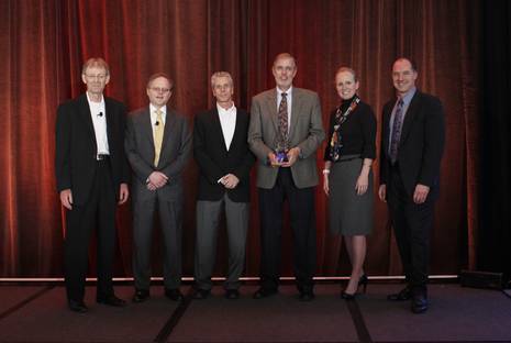 Most Innovative Hospitality Technology Award Winners with HTNG Representatives