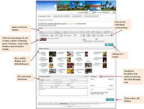 Booking page enhancements