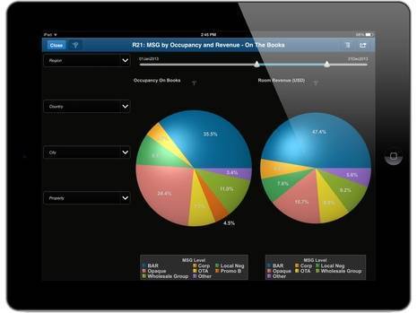 IDeaS Revenue Performance Insights on the iPad