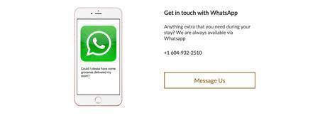 In house requests with WhatsApp