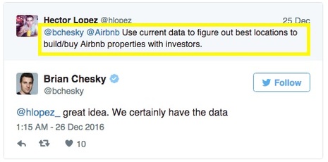 Airbnb's CEO Took to Twitter to Ask His Users for Product Feedback: | By Alex Shashou