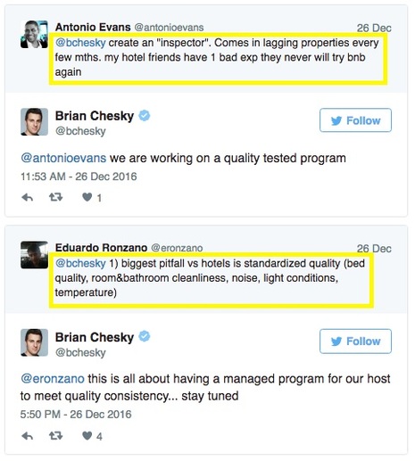 Airbnb's CEO Took to Twitter to Ask His Users for Product Feedback: | By Alex Shashou