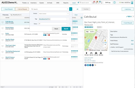 ALICE Concierge - Local Vendor Database