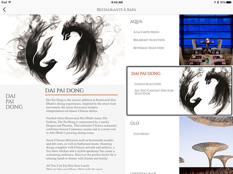 Luxury five-star Rosewood Abu Dhabi makes service stand out with the latest mobile app technology from Xn protel that gives guests access to a range of different services throughout their stay. 