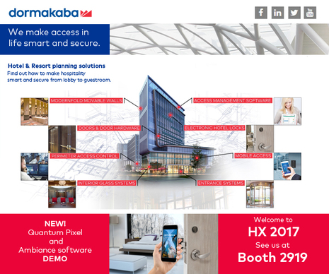 dormakaba Delivers ‘Smart Design Access’ at HX With Pixel and Ambiance Solutions