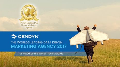 Cendyn is the World’s Leading Data Driven Marketing Agency 2017 as voted by prestigious World Travel Awards