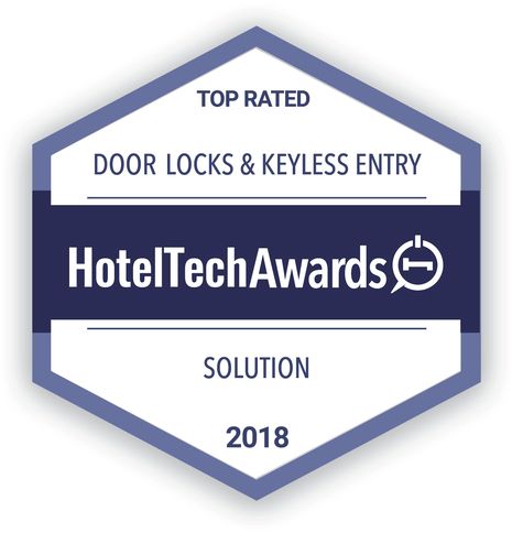 ASSA ABLOY Hospitality Awarded Inaugural 2018 HotelTechAward for Top Rated Keyless Entry Provider