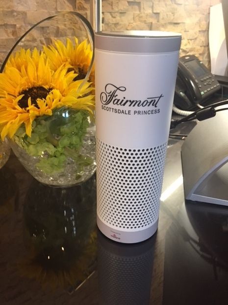 Volara-powered Amazon Echo Device at Fairmont Scottsdale Princess