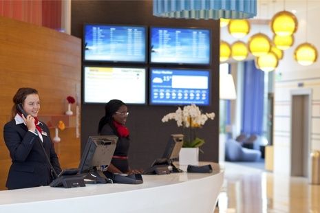 Otrum Digital Signage at Park Inn by Radisson Oslo Airport