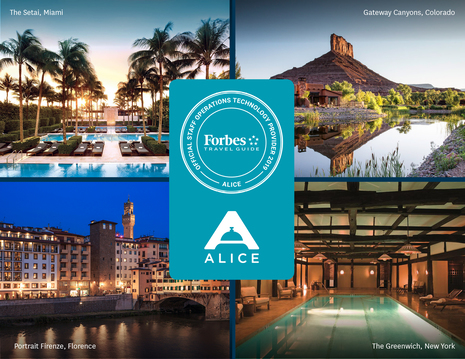 Forbes Travel Guide Chooses ALICE as Their Official Staff Operations Technology for 2019