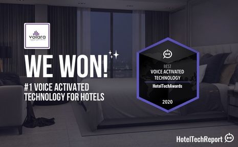 Volara Named ‘Best Voice Activated Tech Product’ of 2020 by HotelTechReport