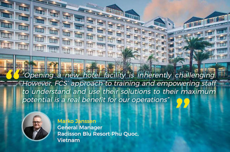 Radisson Blu Resort Phu Quoc establishes smooth operations with FCS e-solutions