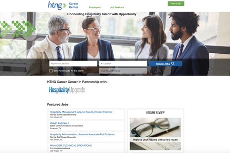 HTNG and Hospitality Upgrade Launch New Career Center Portal to Serve the Rapidly Evolving Hospitality Job Market