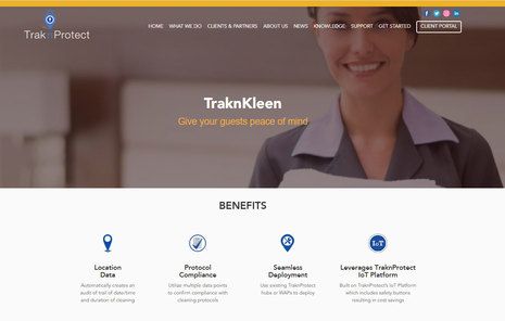 TraknProtect Launches TraknKleen™ Technology Solution to Promote Hotel Cleanliness, Guest Safety and Wellbeing
