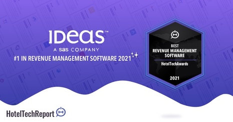 IDeaS Named Best Revenue Management Software for Third Time in 2021 HotelTechAwards