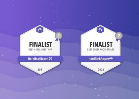 INTELITY Named Hotel Guest Apps and Guest Room Tablets Finalist at 2021 HotelTechAwards