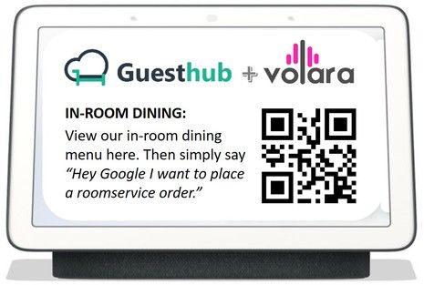 Volara, GuestHub Integration to Streamline Guest Requests on Voice Command 