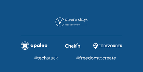 Accommodation Provider Vivere Stays Takes 25+ Properties Live in Six Months with apaleo’s Cloud Platform