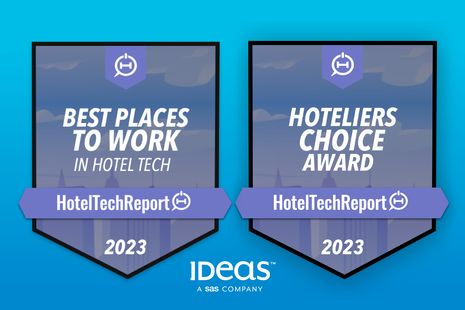 IDeaS Scores in Two Categories of the Hotel Tech Awards