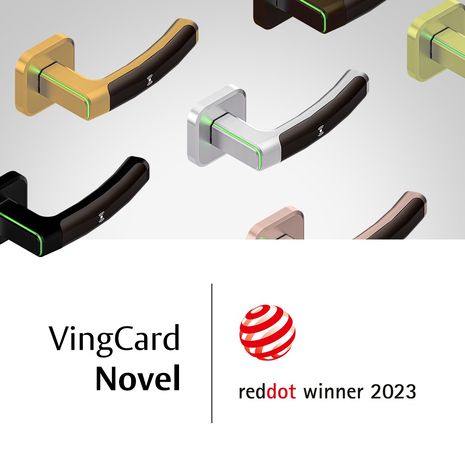 ASSA ABLOY Global Solutions Wins 2023 Red Dot Design Award for VingCard Novel 