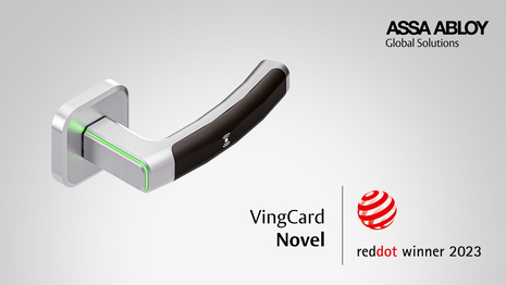ASSA ABLOY Global Solutions Wins 2023 Red Dot Design Award for VingCard Novel 