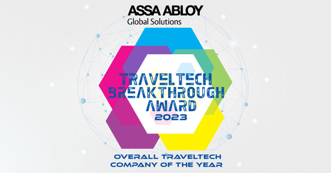 ASSA ABLOY Global Solutions Named “Overall TravelTech Company of the Year” In 2023 TravelTech Breakthrough Awards Program