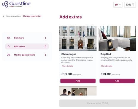 Guestline integrates ResDiary and AI to boost sales of ancillary products via guest portal