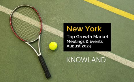 U.S. Open Serves Up Growth for New York Events Industry Increasing Year-over-Year Volume by 30.2 percent in August, Knowland Reports
