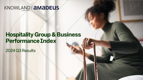 Cendyn and Amadeus Report U.S. Group Business Shows Highest Overall Index Rating in Four Quarters