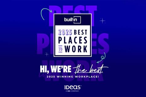 IDeaS Recognized by Built In with Two 2025 Best Places to Work Appearances
