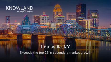 Secondary Market Growth Exceeds Top 25 Markets in December, Cendyn Reports, with Louisville Leading Secondary Markets for the Eighth Time in 2024