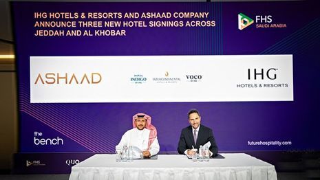 IHG Hotels & Resorts and Ashaad Company announces three new hotel signings across Jeddah and Al Khobar